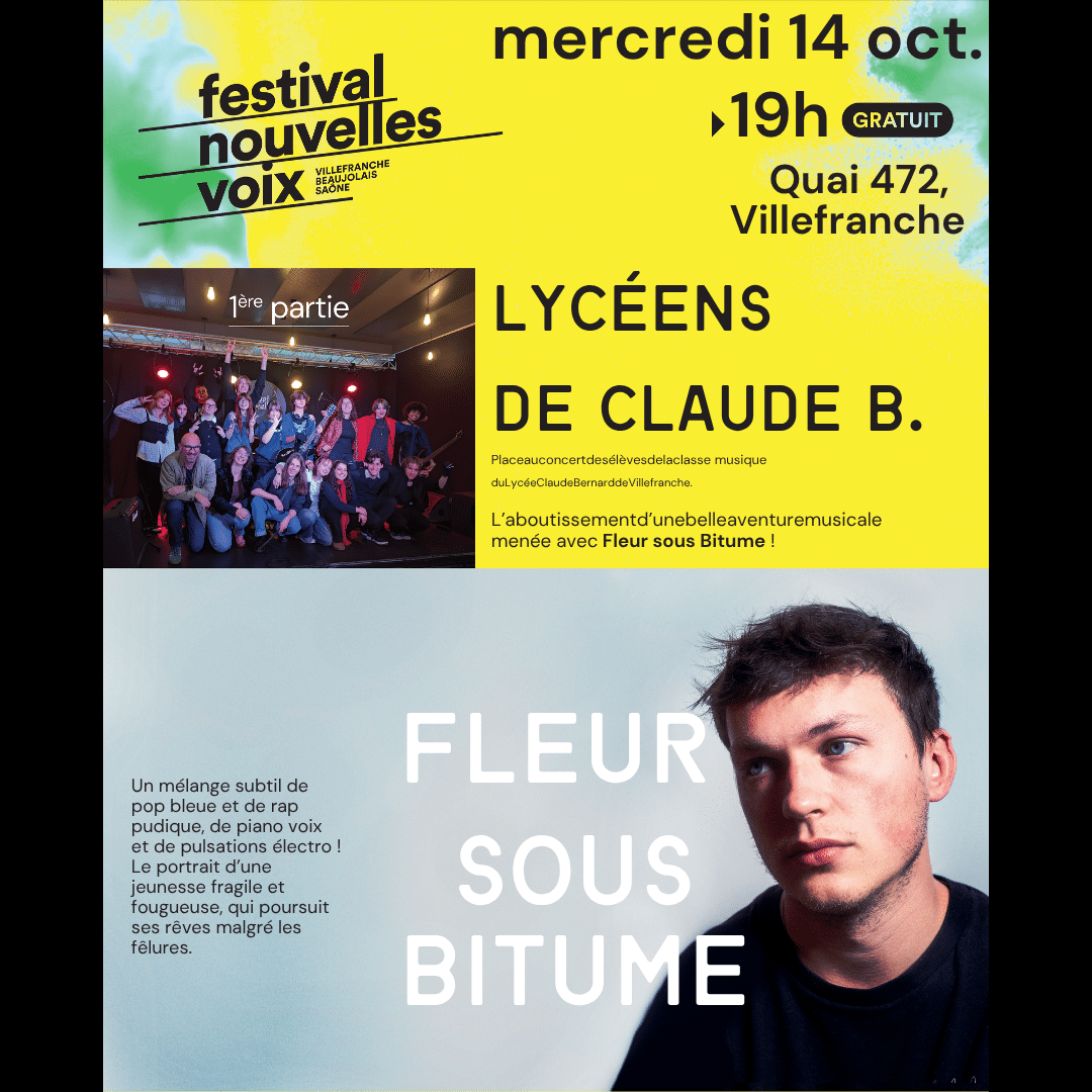 Affiche du Festival Nouvelles Voix 2026